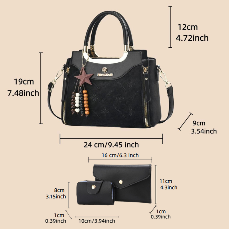 حقيبة يد نسائية أنيقة، لون موح - مراجعة Luxury Bags Casual وسعره