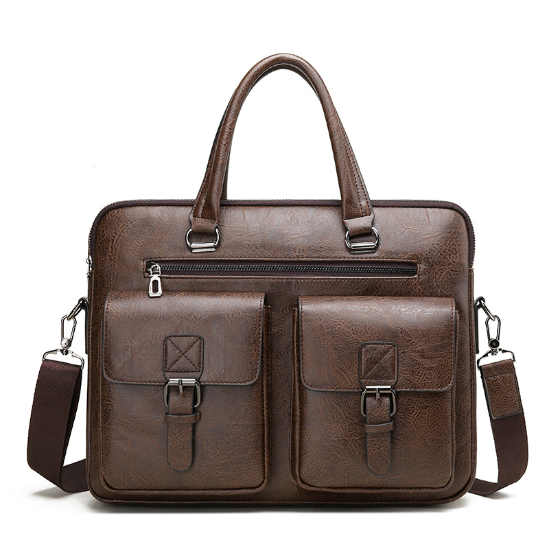 بو الجلود حقيبة الأعمال للرجال - مراجعة Luxury Bags Shopping وسعره