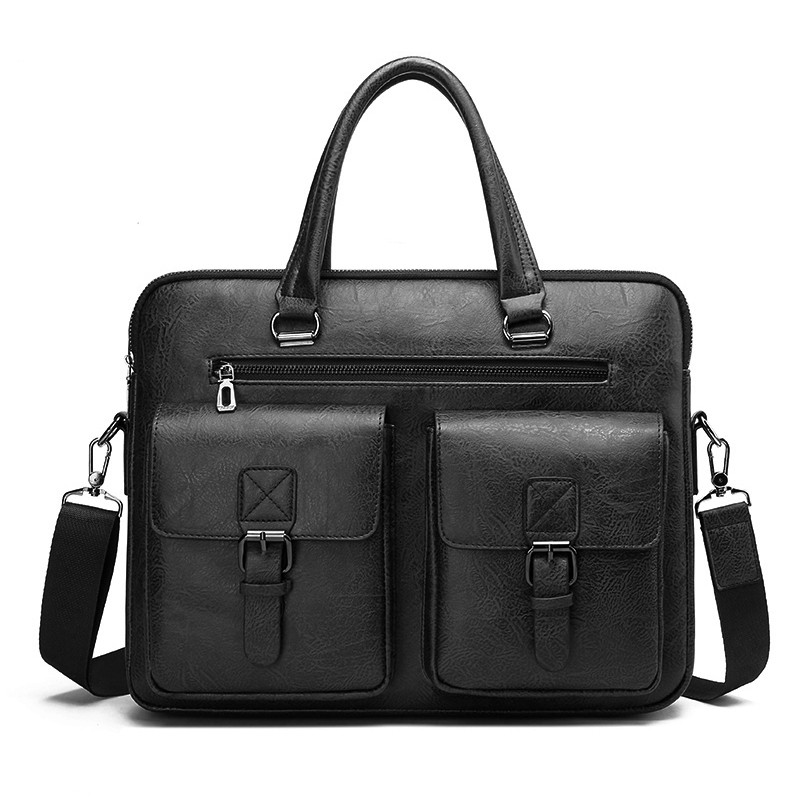 بو الجلود حقيبة الأعمال للرجال - مراجعة Luxury Bags Shopping وسعره