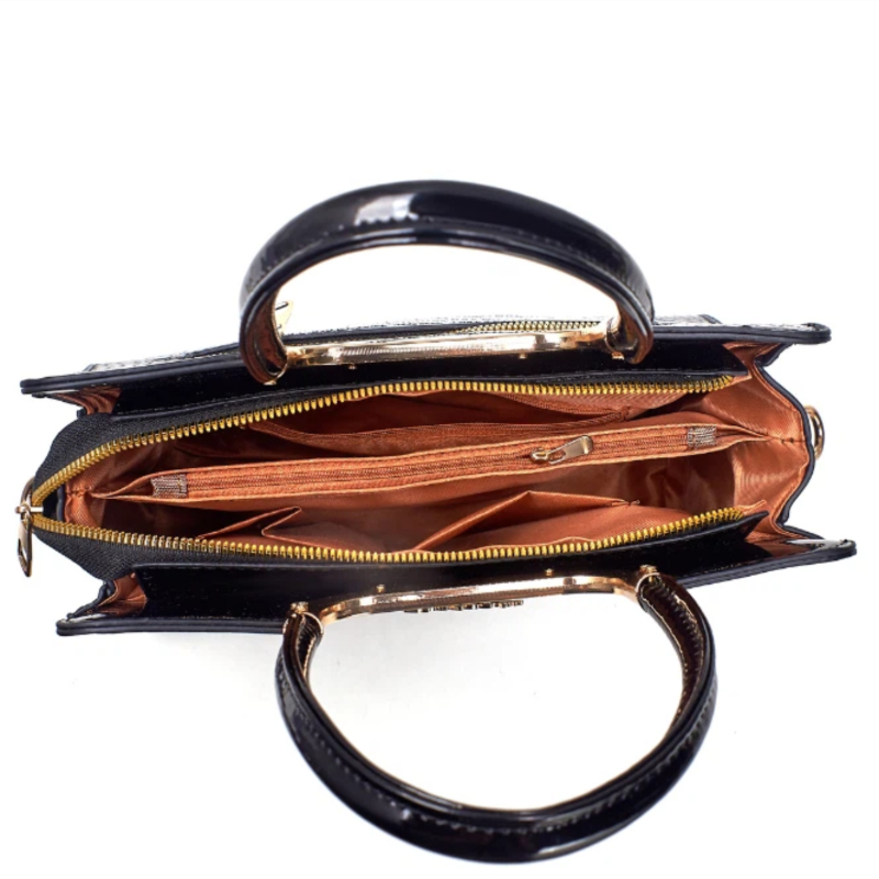 مجموعة حقائب نسائية متطابقة من - مراجعة Top Handle Patent Bag وسعره