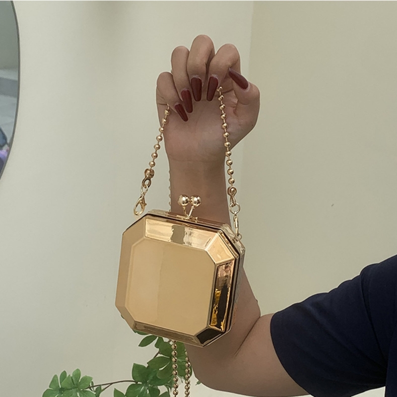 صغيرة فاخرة الذهب مساء حفلة مخ - مراجعة Luxury Bags Shopping وسعره
