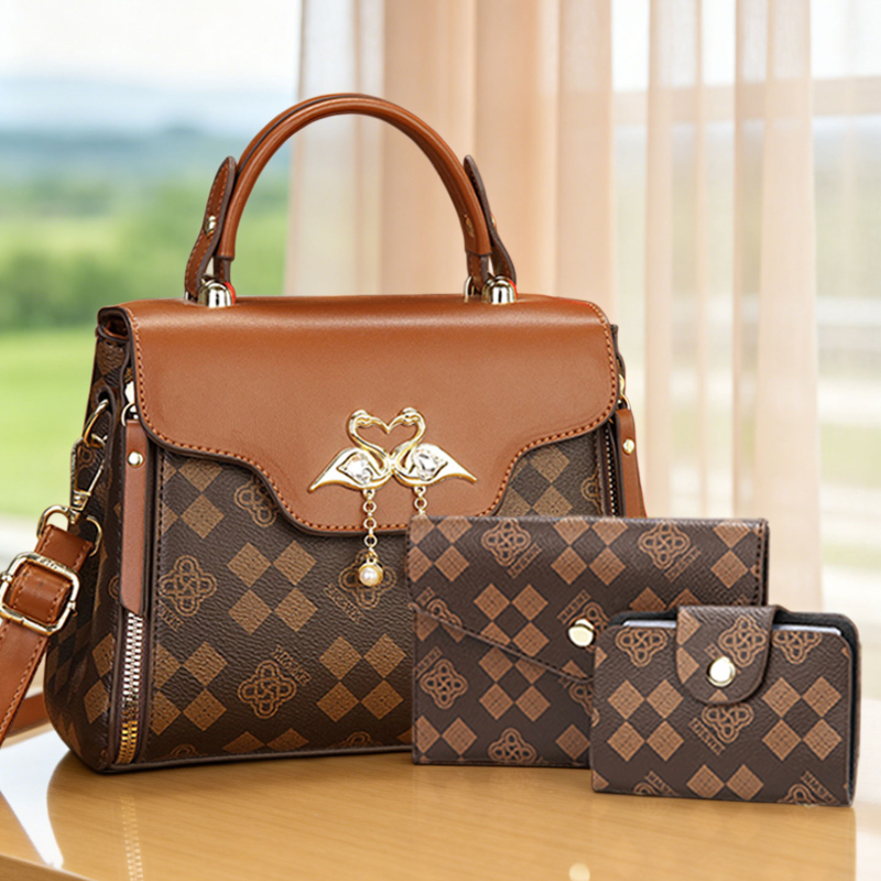 مجموعة حقائب نسائية من 3 قطع،  - مراجعة Luxury Bags Casual وسعره