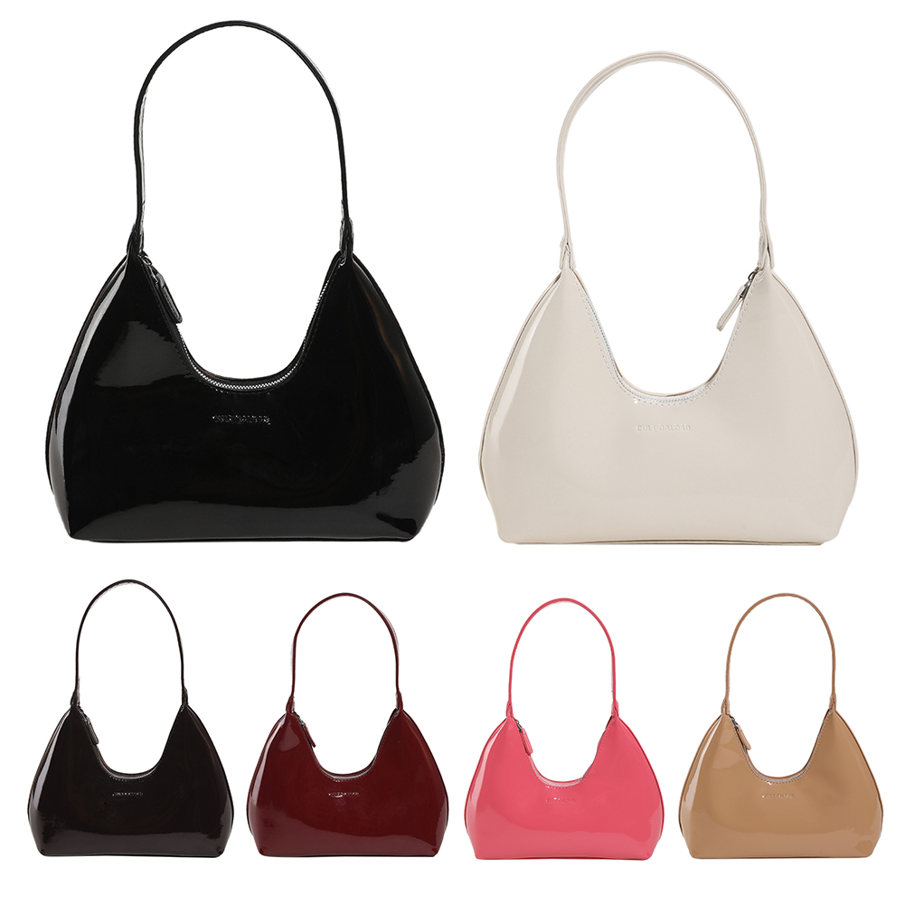 حقيبة يد نسائية من الجلد اللام - مراجعة Top Handle Patent Bag وسعره