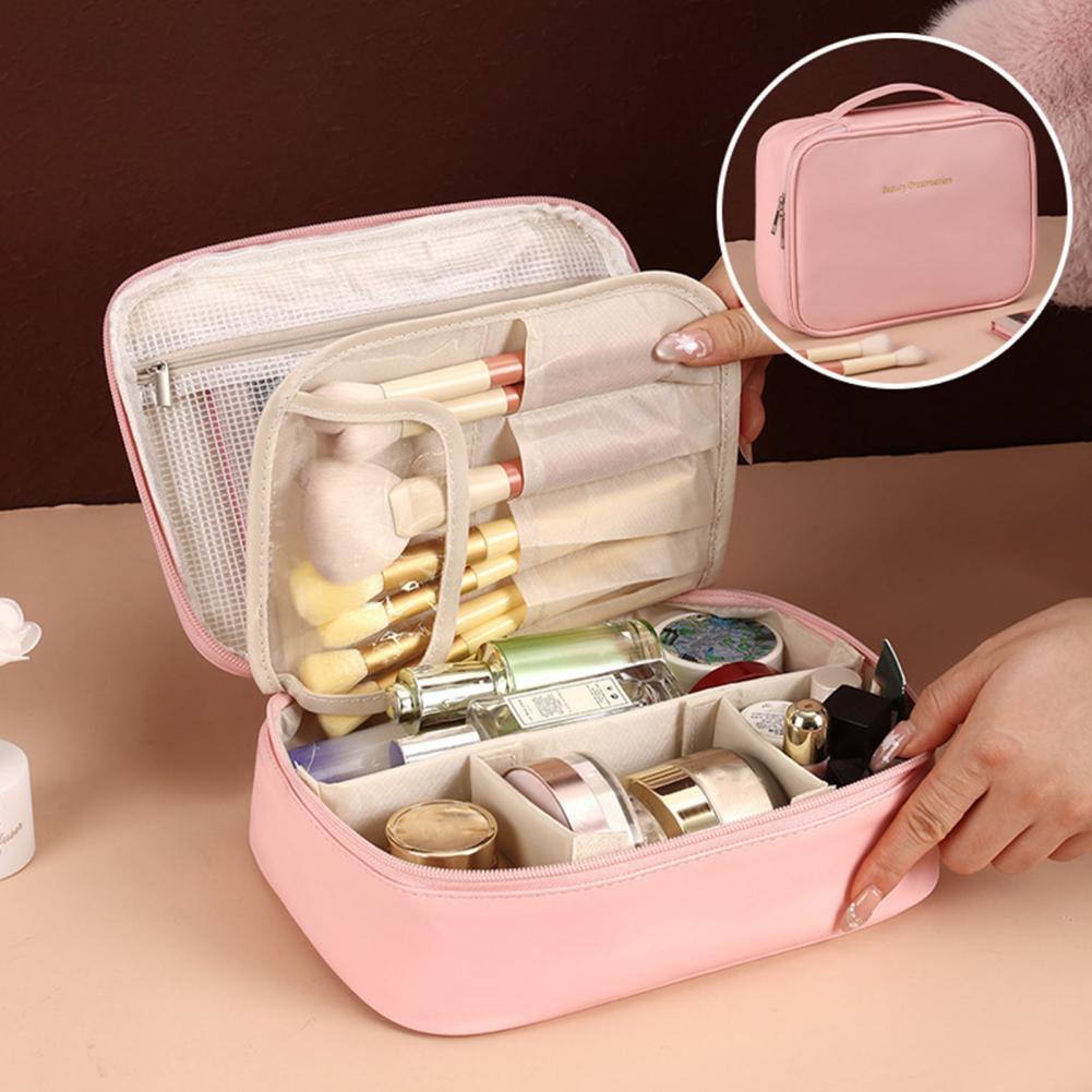 حقيبة مستحضرات تجميل كبيرة الس - مراجعة Top Handle Patent Bag وسعره