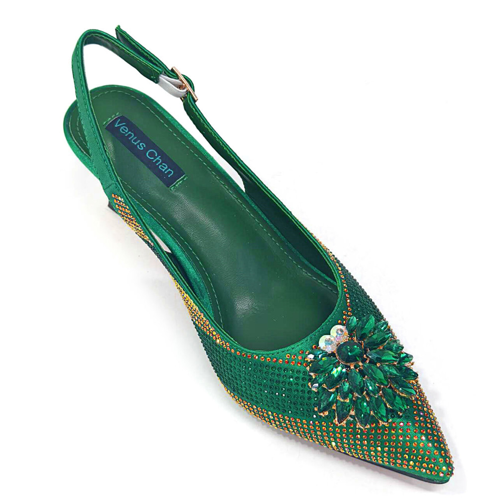 2025 تصميم إيطالي حجر الراين ف - مراجعة Luxury Bags And Shoes وسعره