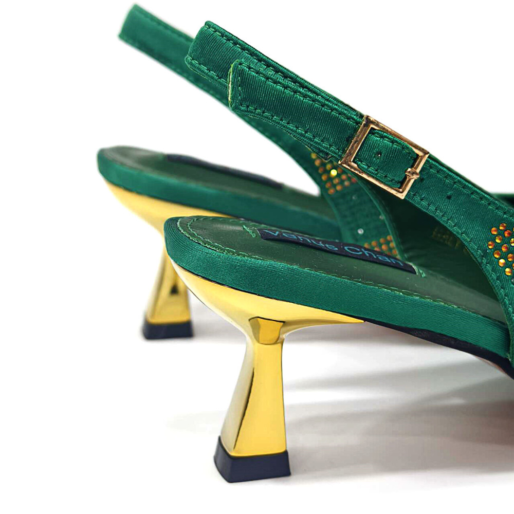 2025 تصميم إيطالي حجر الراين ف - مراجعة Luxury Bags And Shoes وسعره